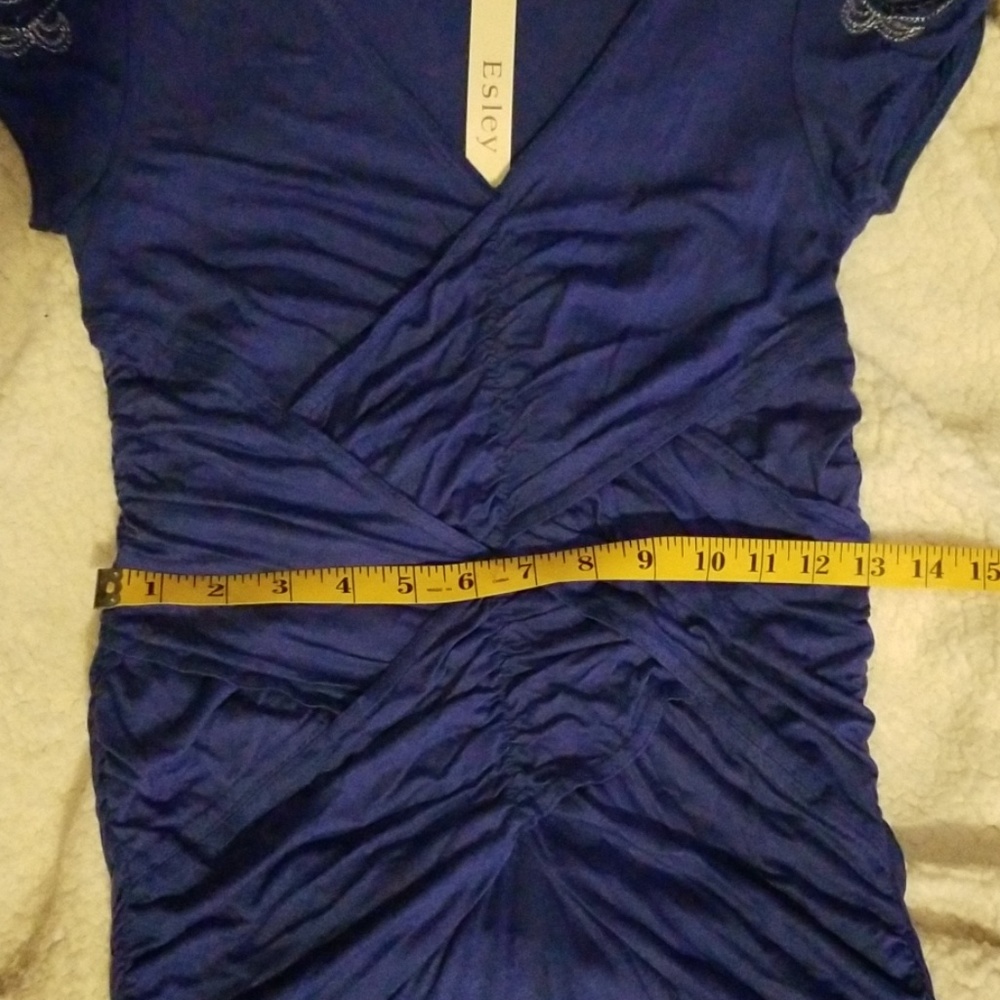 Lovely royal blue dress with sparkly details! - Picture 8 of 9